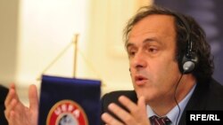 Michel Platini la București