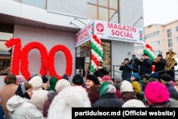 La Hâncești la unul din așa-zisele „Magazine sociale” ale lui Ilan Shor