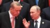 Реджеп Эрдоган и Владимир Путин во время встречи на полях G20 в сентябре 2016 года