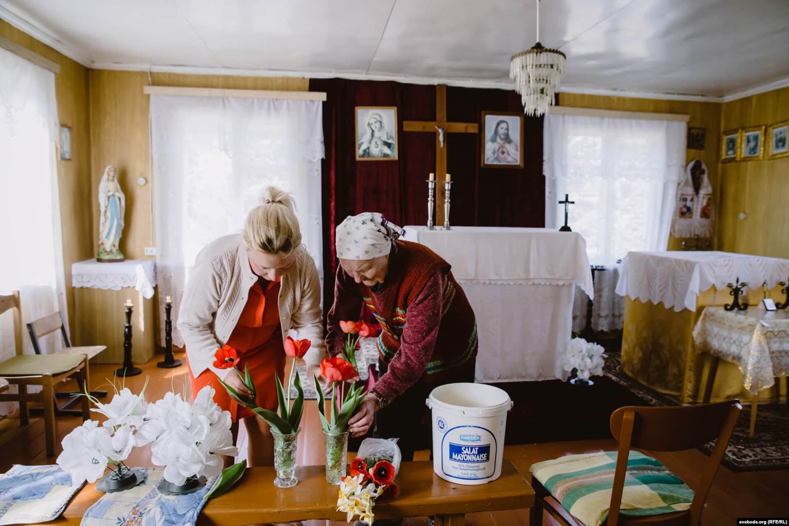 Католики готовят часовню к приезду ксёндза
