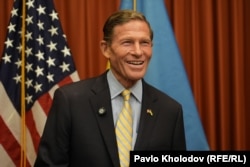 Сенатор від Демократичної партії США Річард Блюменталь. Київ, 26 серпня 2026 року