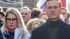 Lyubov Sobol (left) is a lawyer and ally of Russian President Vladimir Putin's most prominent foe, Aleksei Navalny (right).