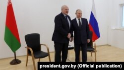 RUSSIA - Vladimir Putin, Aliaksandar Lukašenka