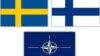 Сьцягі Швэцыі, Фінляндыі і NATO