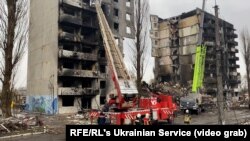 Зруйнований внаслідок російських атак будинок в Бородянці на Київщині