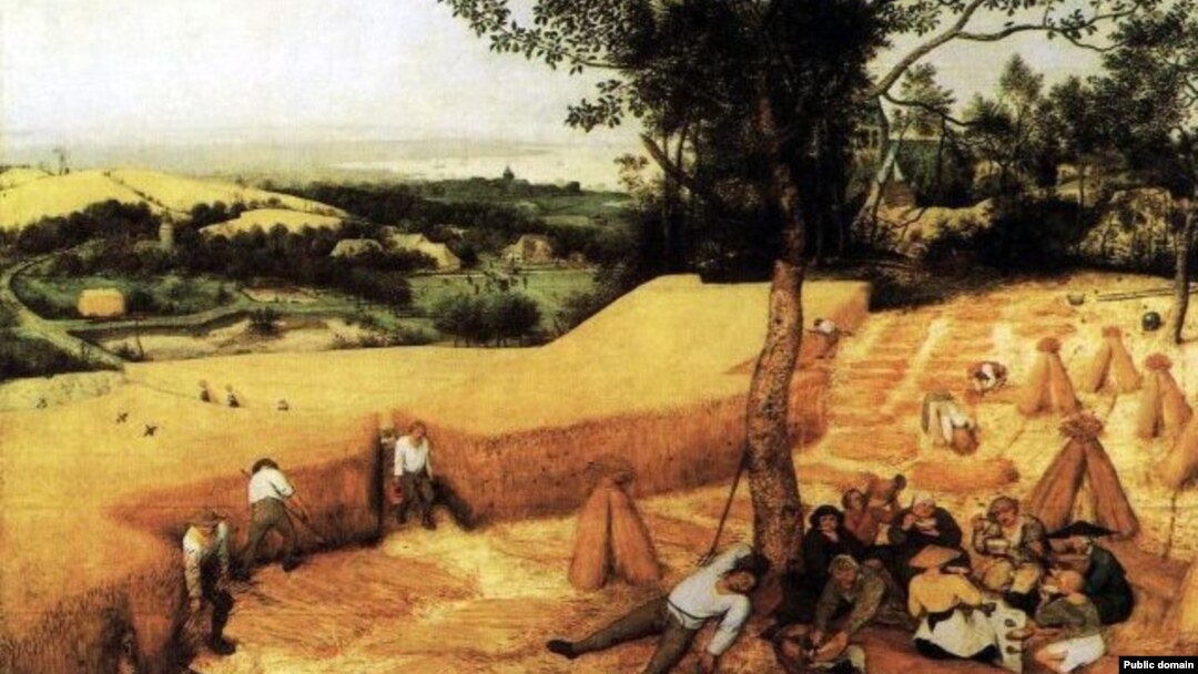 Питер Брейгель. "Жатва. 1565 год