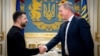 Ukrainian President Zelenskiy welcomes US Secretary of the Army Daniel Driscoll in Kyiv on November 20. 
