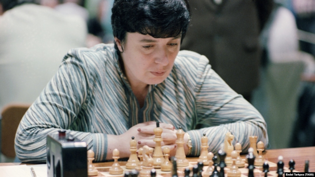 Nana Gaprindashvili in Moscow in 1983.