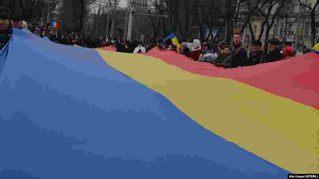 Moldova, pro unionist march in Chisinau