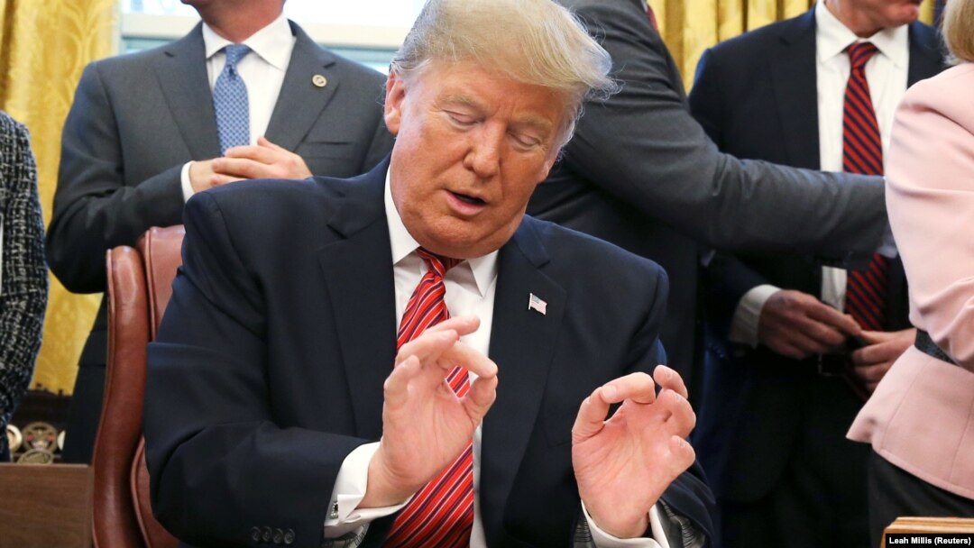 Președintele Donald Trump miercuri în Biroul Oval la Casa Albă