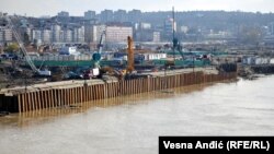 Мощное наводнение в Сербии
