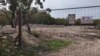 A tervezett aprítóüzem területe Aszófőn