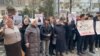 Акыл Айтбаевдин боштондукка чыгаруу талабы менен Бишкекте өткөн митинг. 10-ноябрь, 2022-жыл.