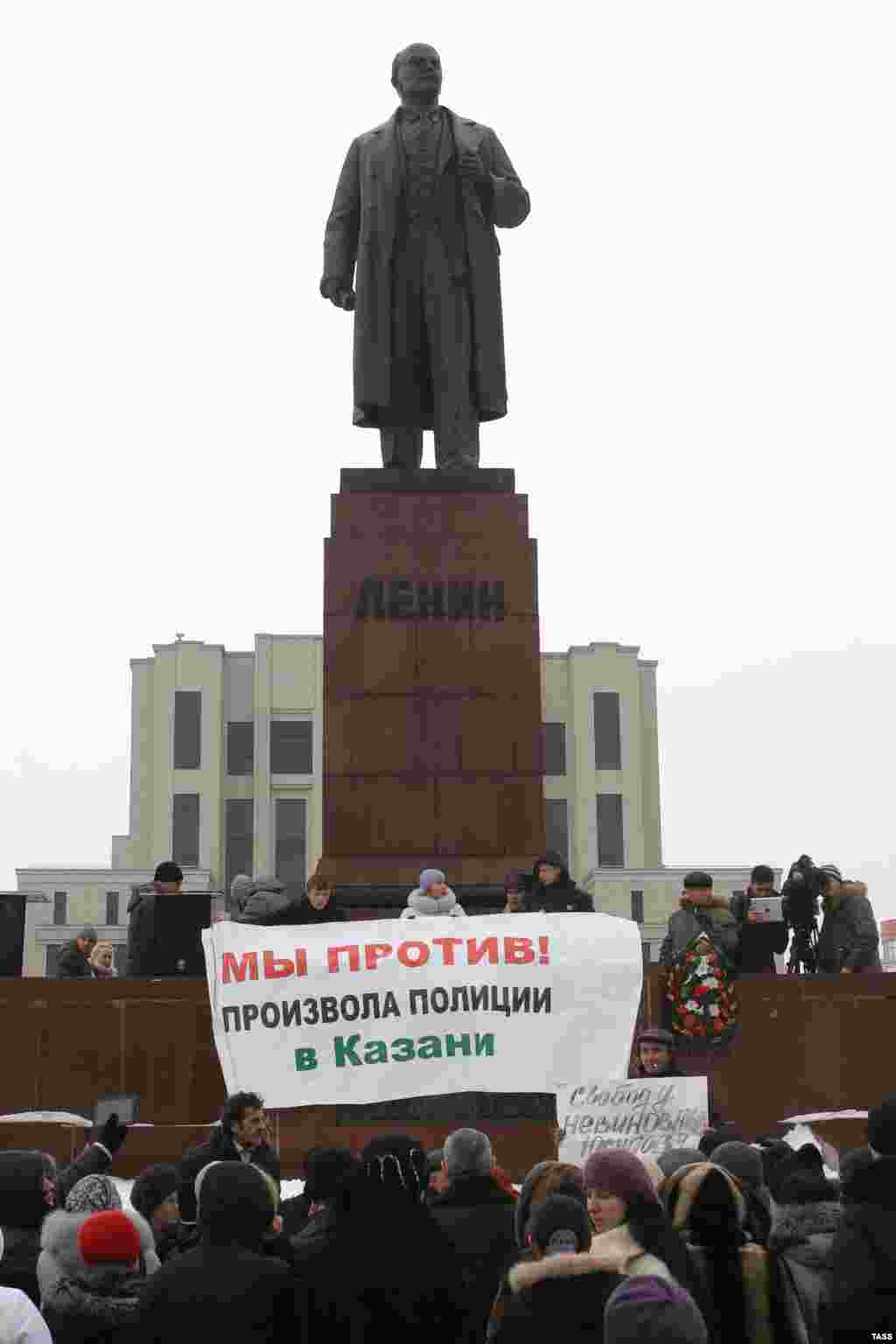 Полиция золымына каршы протест чарасы, Казан, 18 март 2012&nbsp;