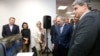 Armenia -- Prime Minister Nikol Pashinian attends the inauguration of the Armenian subsidiary of the U.S. technology company Xilinx, Yerevan, October 28, 2019.