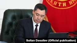 Кыргызстандын президенти Садыр Жапаров.