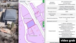 В базе данных земельного кадастра землепользователем участка, на котором расположен этот дом, указан Касым-Жомарт Токаев