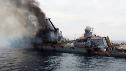 След потъването на крайцера Москва на борда на който е