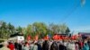 Protest PSRM la Bălți împotriva interzicerii „panglicii Sf. Gheorghe”