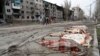 UKRAINE-CRISIS/MARIUPOL -- DOCUMENT DATE: 
April 17, 2022 
SENSITIVE MATERIAL. THIS IMAGE MAY OFFEND OR DISTURB A view shows the bodies of civilians killed during Ukraine-Russia conflict in the southern port city of Mariupol, Ukraine April 17, 2022. REUTE