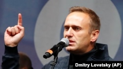 Russian opposition leader Aleksei Navalny (file photo)