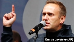 Навальный на митинге, 29.09.2019