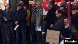 Armenia - The opposition Yelk alliance holds an anti-government rally in Yerevan, 5 February 2018.