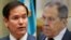 Госсекретарь США Марко Рубио, глава МИД России Сергей Лавров