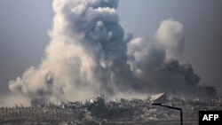 Tym i madh në Rripin e Gazës pas një sulmi izraelit gjatë betejës mes Izraelit dhe Hamasit, 4 dhjetor 2023.