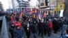 Armenia - The New Armenia Public Salvation Front holds an anti-government demonstration in Yerevan, 7Dec2015.