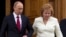 Russia -- President Vladimir Putin and his wife Lyudmila leave a church after an inauguration ceremony at the Cathedral Square in the Kremlin in Moscow, May 7, 2012