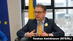 Литва елшісі Эгидиюс Навикас. Астана, 18 ақпан 2026 жыл.