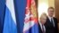 Президенти Росії та Сербії, Володимир Путін (ліворуч) і Александар Вучич. Белград, 17 січня 2019 року
