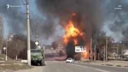 Ռուսական ռմբակոծությունների հետևանքով Խարկովում խոշոր հրդեհ է բռնկվել