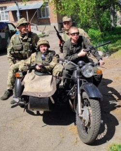 Сослуживцы Алексея Гиренко в Киевской области, весна 2022 года