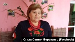 Ольга Салтан, жителька села Ольгине, Херсонська область