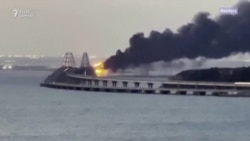 Взрыв на Крымском мосту и "ответные" удары России