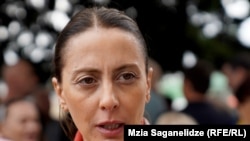 Хатия Деканоидзе, один из лидеров «Национального движения»