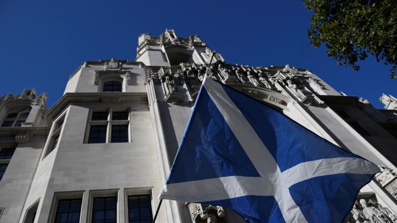Vrhovni sud Britanije razmatra odluku o slučaju škotskog referenduma