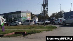 Очередь за бензином в Керчи после взрыва на Керченском мосту, Крым, 8 октября 2022 года