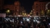 The protest later grew into the biggest anti-government demonstration since Prime Minister Viktor Orban's reelection in April.