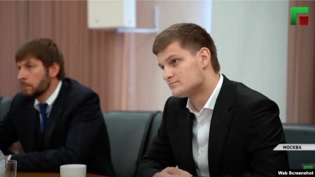 Ахмат Кадиров (скрийншот от видео на телевизия "Грозни")
