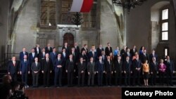 Участники саммита Европейского политического сообщества в Праге