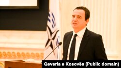 Kryeministri i Kosovës, Albin Kurti në seminarin Rose-Roth në Prishtinë.