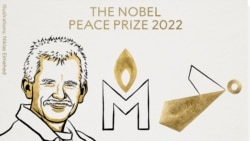  Белорусский правозащитник Алесь Беляцкий стал Лауреатами Нобелевской премии мира.