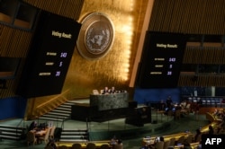 Результаты голосования за резолюцию о территориальной целостности Украины на экстренном заседании Генеральной Ассамблеи ООН. Нью-Йорк, 12 октября 2022 года