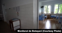 Cadru de la Spitalul din Săveni,/jud. Botoșani, acolo unde secția de pediatrie a fost închisă pentru că nu mai sunt medici.