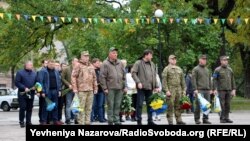 У заході взяли участь військові, представники місцевої влади та громадськості