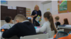Profesoara din Ucraina care și-a găsit refugiu la un gimnaziu din Chișinău 