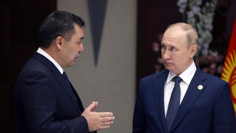 Kyrgyz President Arrives In Russia For Putin Meeting, Possible Solo Seat At WWII Events